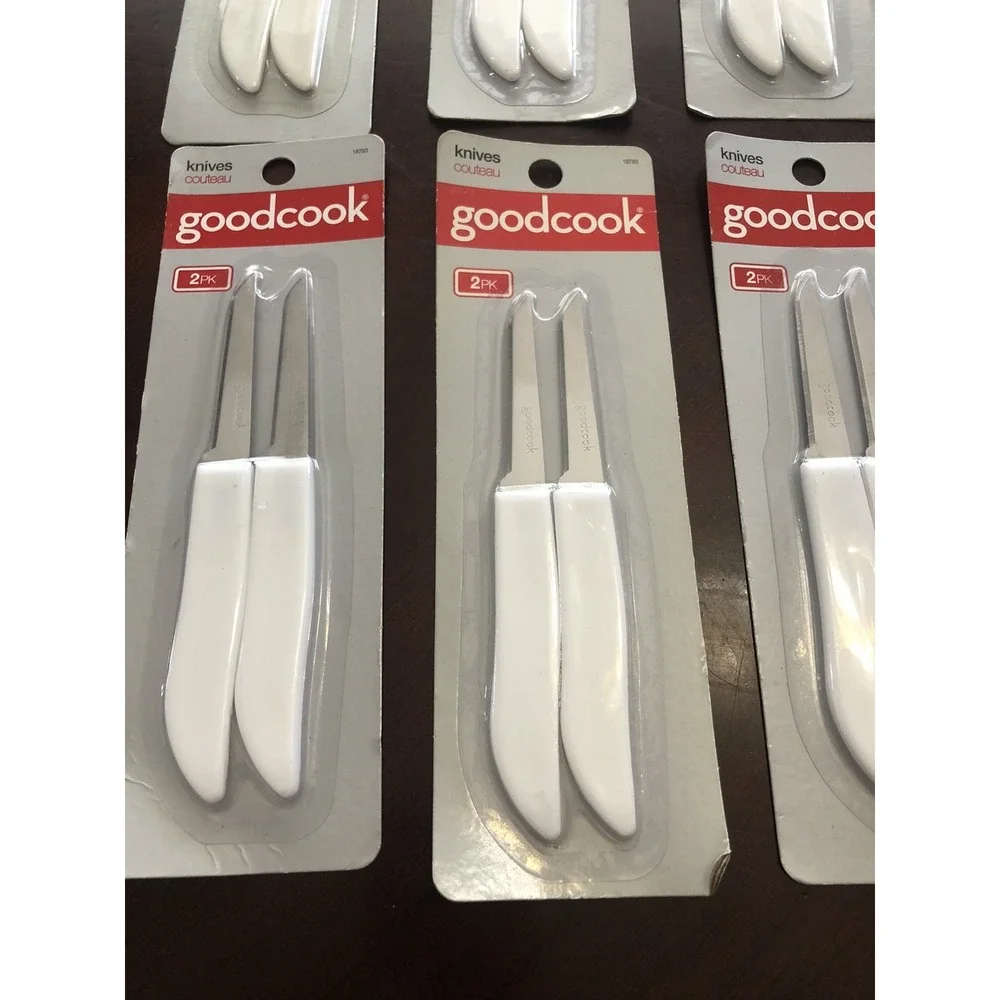 6- Good Cook 2-Piece Quick Paring Knife Set